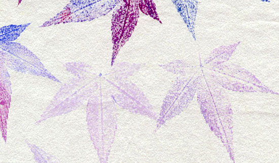 Maple Leaf Gyotaku