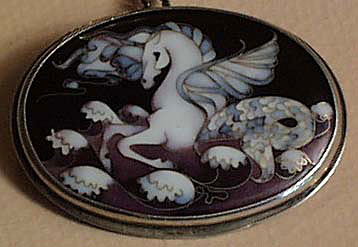 Flying Unicorn Enamel