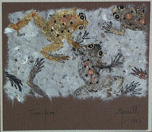 Tree Frog Gyotaku
